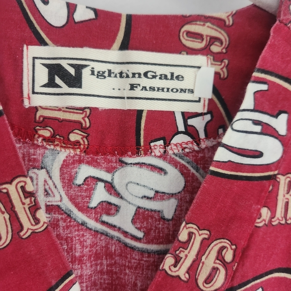 San Francisco 49ers womans scrub top small - Picture 3 of 12
